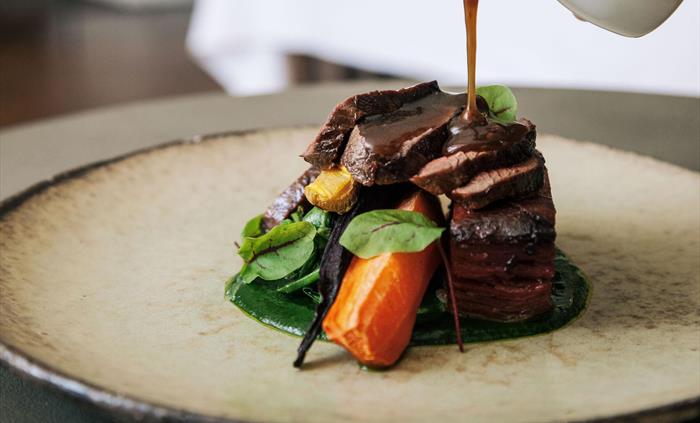 Locally sourced dishes